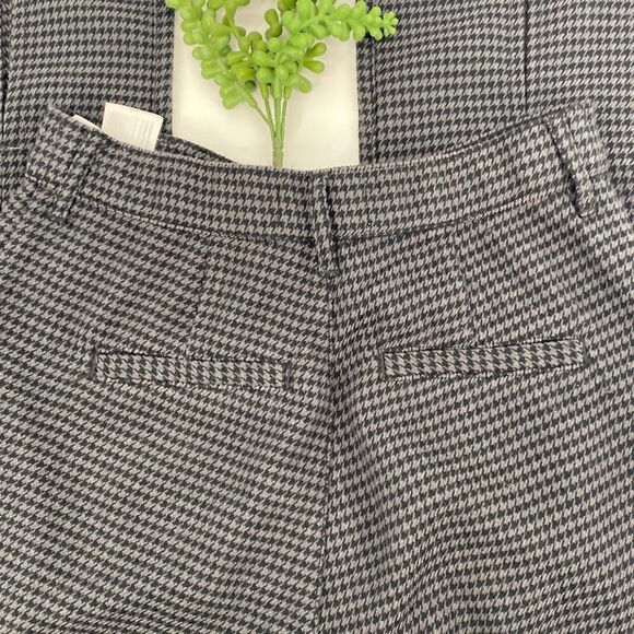 Abercrombie & Fitch Houndstooth The Skinny Ultra High Rise Dogtooth Split Leg Wi - Picture 11 of 16